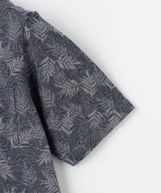 JOSEPH ABBOUD 【吸水速乾】リーフ柄ジャガード 半袖 ポロシャツ