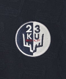 23区GOLF 【WOMEN】クラブジャガード柄 モックネックシャツ