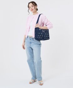 LeSportsac DELUXE EVERYDAY BAG/ピンクローズエンブロイダリー