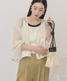 AMERICAN HOLIC メッシュ異素材ブルゾン