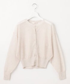 Feroux 【洗える】シアーカラー カーディガン