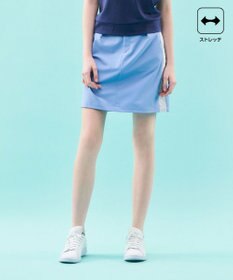 23区GOLF 【WOMEN】【ストレッチ】バックドビー×メッシュロゴスカート