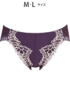 WACOAL ショーツ 【リボンブラ 脇すっきり】 BRB433とペア はきこみ丈あさめ ナイロンベア天竺素材(バック) レディース PRA133 /ワコール