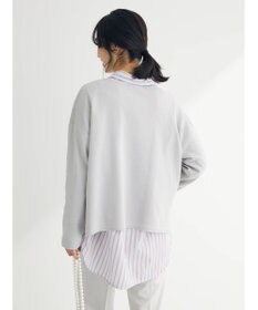 Green Parks 洗える　ボートネックニットプルオーバー