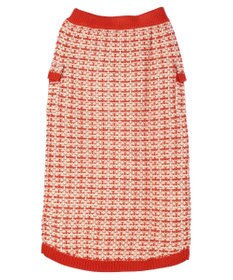 Green Parks ・ｆｕｒｒｙ　ｒａｔｅ　ツィードラメニットスカート