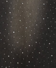 WEGO ラインストーンストレートデニムパンツ