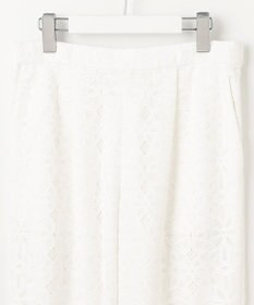 自由区 【カタログ掲載・洗える】フラワータイルレース パンツ