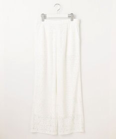 自由区 【カタログ掲載・洗える】フラワータイルレース パンツ