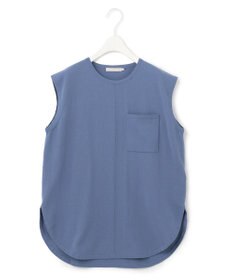 ICB L 【洗える】ガスコットンハイゲージ ノースリーブニット