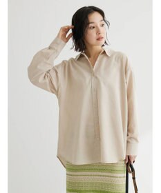 Green Parks 綿麻混レギュラーシャツ