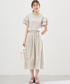 組曲 コットンポンチシア－スリーブ ブラウス