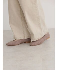 AMERICAN HOLIC 【整履き】スクエアトゥスェードフラットシューズ