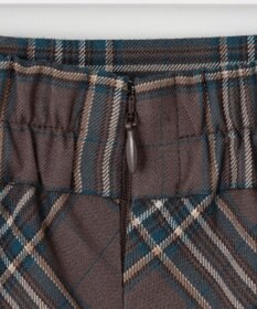 ANY SIS 【洗える】サイドプリーツチェックフレア スカート