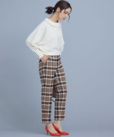 組曲 【WEB限定カラーあり】ウールライクストレッチ イージーパンツ