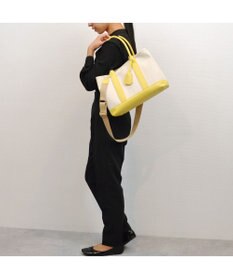 UNBILLION cachecache ショルダー付きパーテーションキャンバストートL