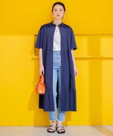 組曲 【弱撥水機能・UVケア】ライトナイロンストレッチ ワンピース