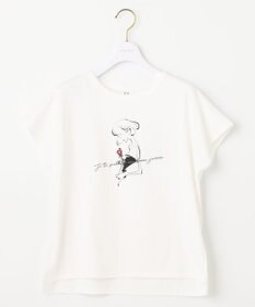 ANY SIS 【JIJI × any SiS】イラストフレンチスリーブ Tシャツ