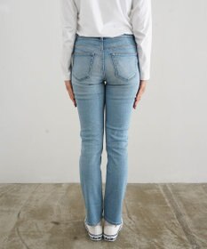 caqu slim straight ハイブリットストレッチストレートデニム