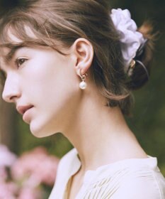 Maison de FLEUR ２Ｗａｙパールビジューイヤリング