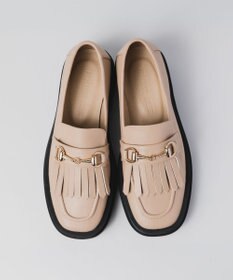 BONTRE 【PRECIEUX JOUET/プレシュウジュエ】トラックソールキルトビットローファー