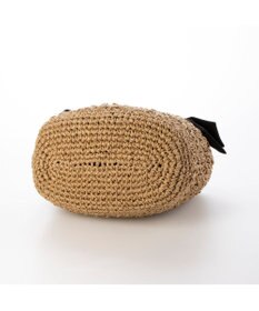 UNBILLION カシュカシュ cachecache / 下がりリボン柄編みトートバッグ