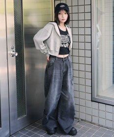 WEGO ショートZIPパーカー