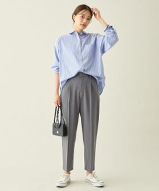 ANY L 【裏起毛/ウエストゴム】ウォームテーパードパンツ