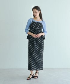 YECCA VECCA 袖釦7分袖リブニット