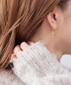 Phoebe 2wayグレースツイストラインピアス