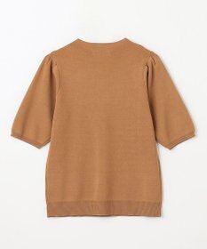 ANY 【マシンウォッシュ】モックネックパフスリーブニット