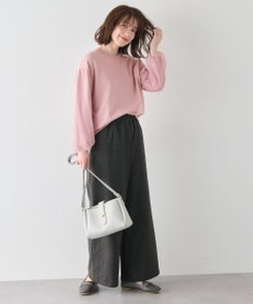 ANY L 【洗濯機可】チュールコンビダンボールプルオーバー