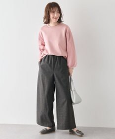 ANY L 【洗濯機可】チュールコンビダンボールプルオーバー