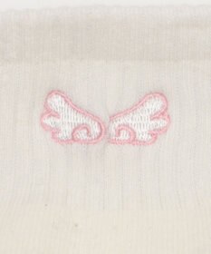 WEGO バック刺繍アンクルパイルソックス