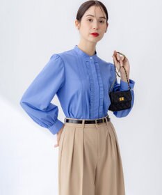 組曲 コットンタッチシャーティング ブラウス