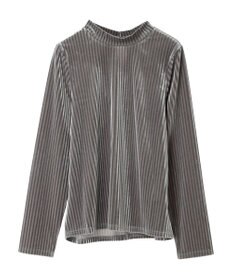 Green Parks ・ＳＵＧＡＲ　ＳＰＯＯＮ　ベロアストライプハイネック