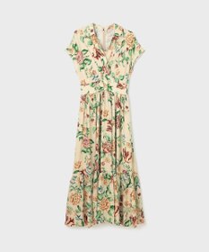 GRACE CONTINENTAL アンティークフラワープリントワンピース