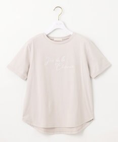 ANY SIS S ロゴ刺繍 Tシャツ