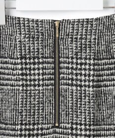 23区 ツイードチェック フロントタックAラインスカート