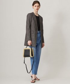 ICB 【CLASSY.1月号掲載】トリミングスクエア ショルダーバッグ