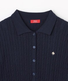 ANY 【POLO BCS別注】ケーブルニットポロ