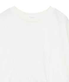 Green Parks 裾タックミニ裏毛シャツドッキングチュニック