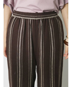 CRAFT STANDARD BOUTIQUE リネンレーヨンストライプイージーパンツ