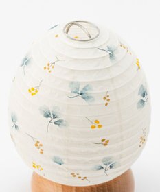 ちょうちん堂 【あかり道】〈手書絵付〉ユーカリモモザ ちょうちん ライト