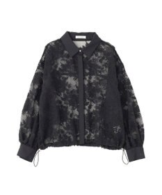 Green Parks オーガン刺繍比翼シャツ