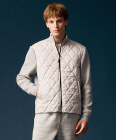 JOSEPH ABBOUD MOUNTAIN 【軽量/防風性】中綿キルトコンビ ニット