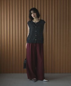 Green Parks 共ベルト付きツイルカラーパンツ