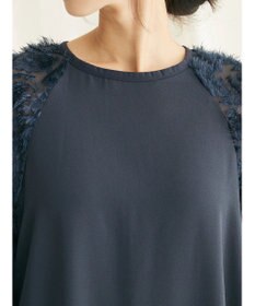 CRAFT STANDARD BOUTIQUE 袖ジャガードラグランワンピース