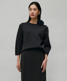 ICB L 【洗える・WEB限定カラーあり】コンパクトダブルフェイス トップス