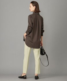 ICB 【洗える】ブラウスライクジャージー ボウタイデザインカットソー