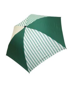 +RING UNISEX プラスリング 簡単開閉式折傘55cm GRN-STP T1379